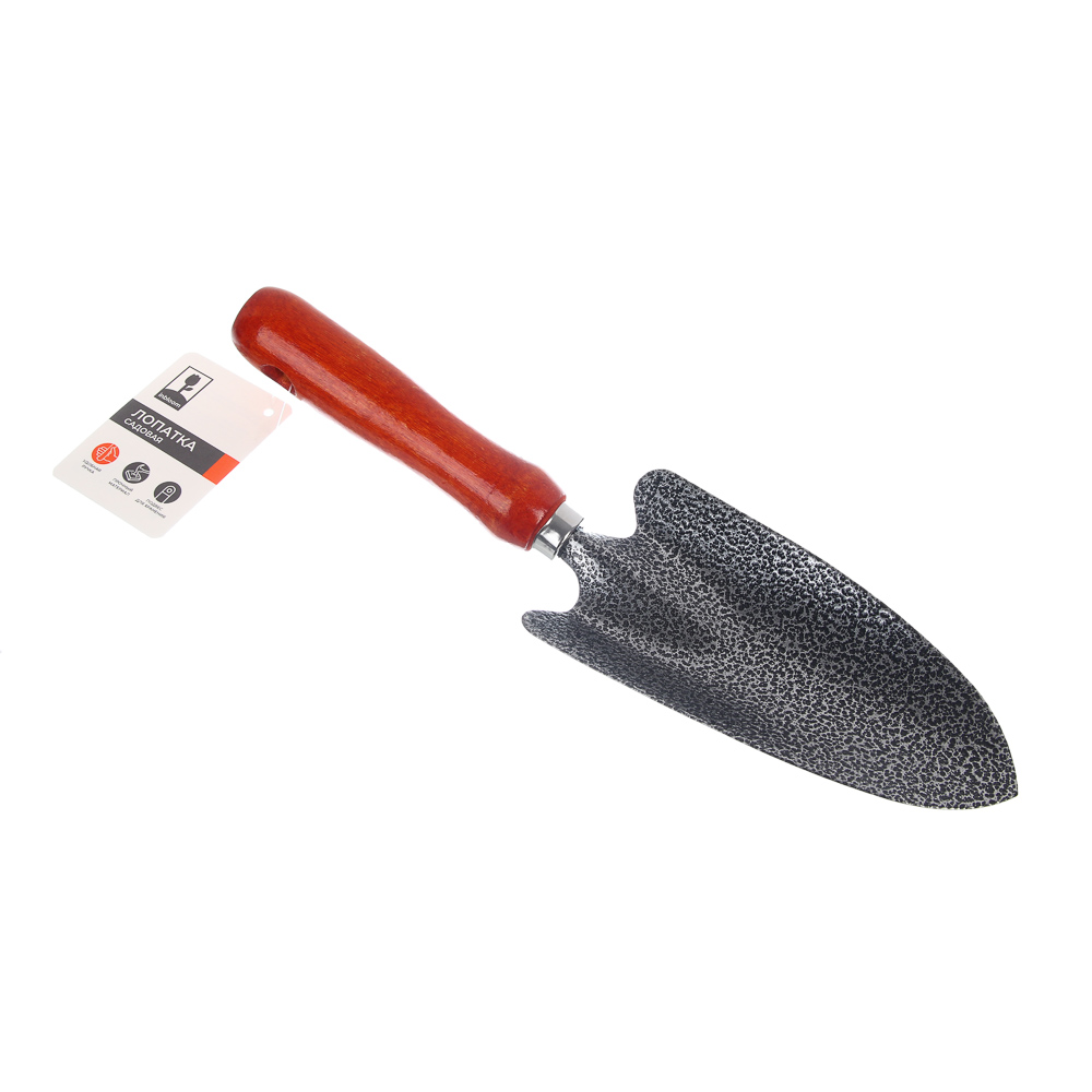 INBLOOM Лопатка садовая 30х8см, металл, дерево - #4