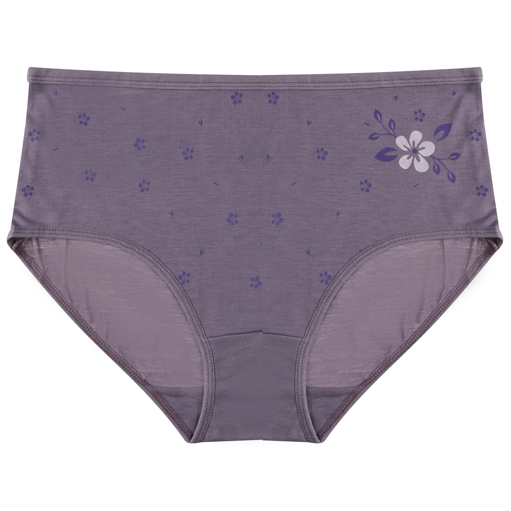 Трусы женские макси с принтом, р.52-54, 95% хлопок, 5% спандекс, Cotton #6001 - #14