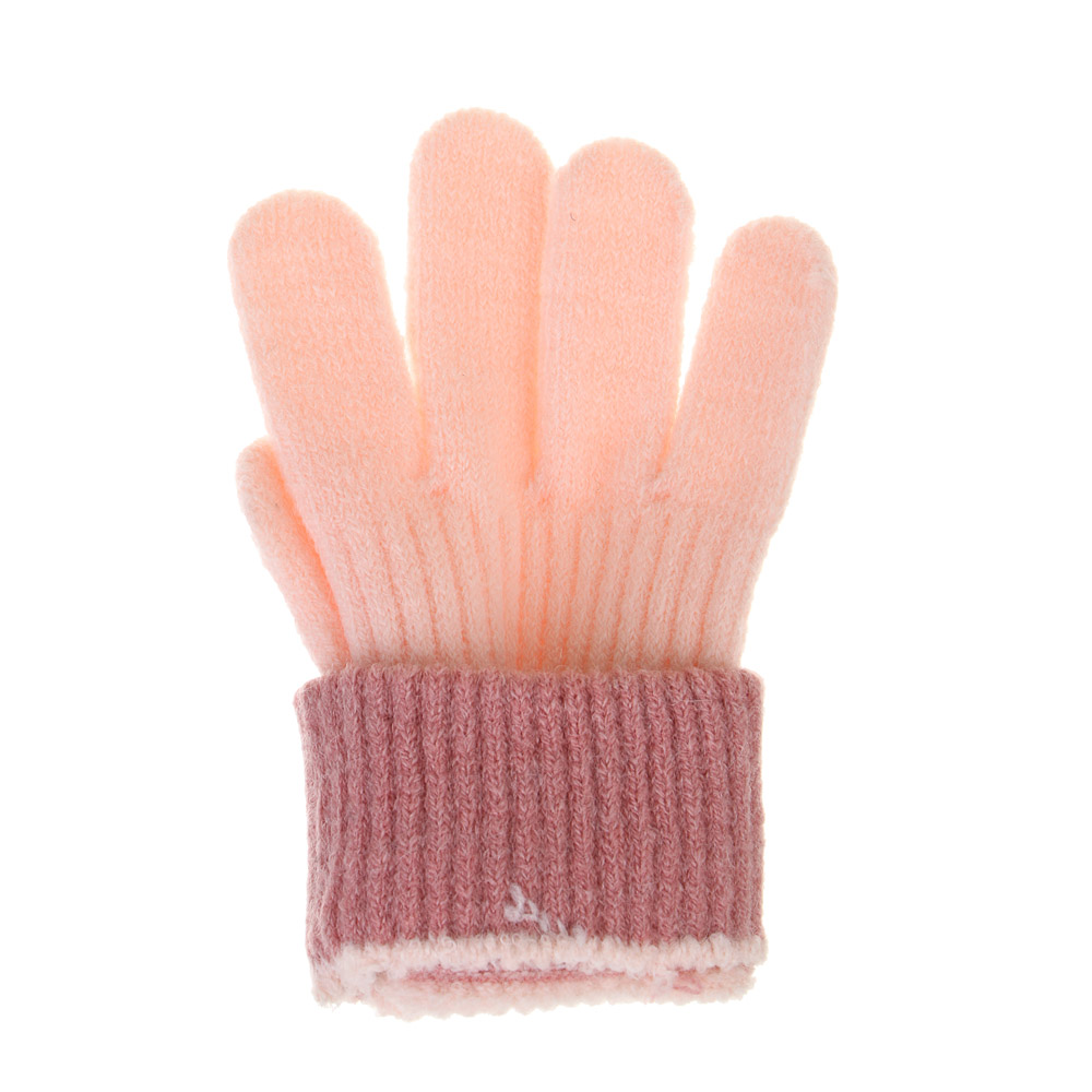 GALANTE Перчатки детские с начесом однослойные, р.14, 100% полиэстер, цвет в ас-те, ОЗ25-36 - #4