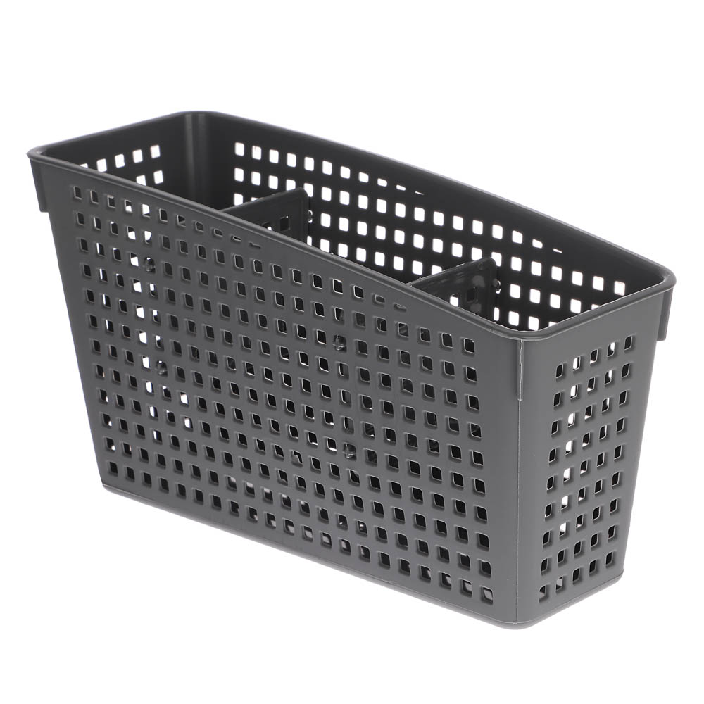 Органайзер Лофт с перегородками 245х95х140 мм белый, серый - #2