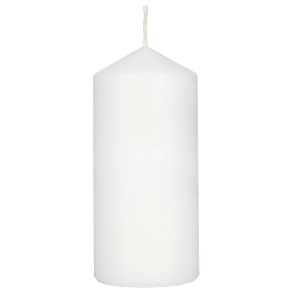 Свеча пеньковая Ladecor, белая, 7х15 см - #1