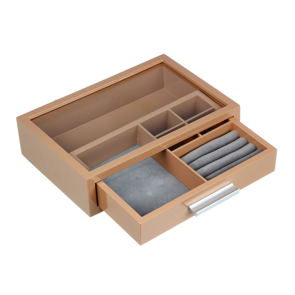 Шкатулка для украшений, полиэстер, 25,5x17,5x6,5 см, арт.07-20 - #2