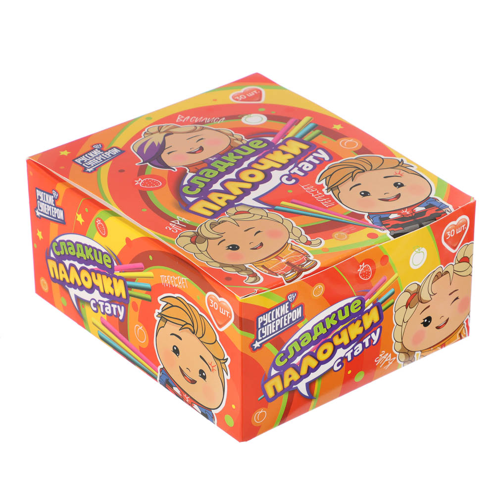 BY Русские Супергерои Сладкие палочки с тату 20 гр. - #8