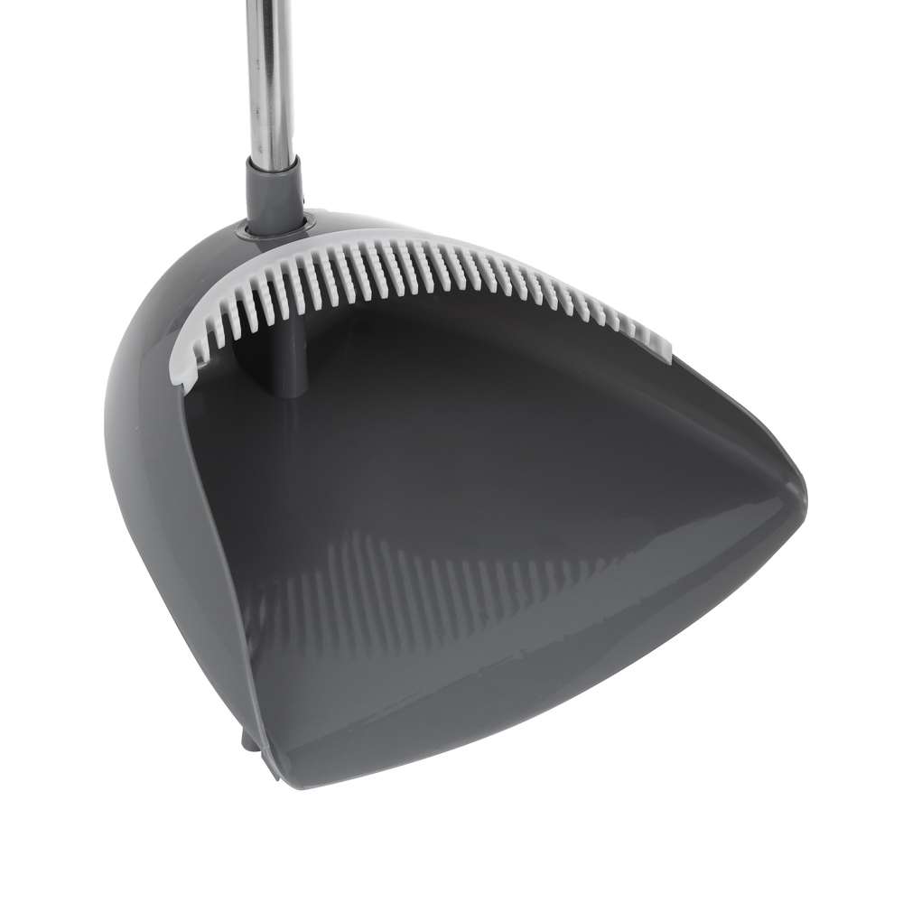 Набор для уборки с щеткой и совком тм VETTA Премиум Грей, пластик, металл - #5