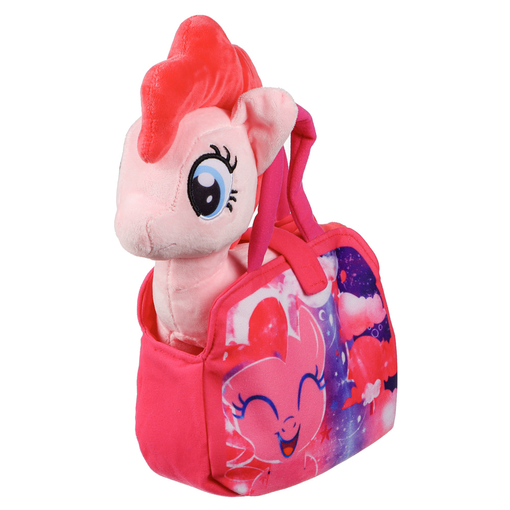 Мягкая игрушка пони в сумочке Пинки Пай, полиэстер, 25 см, 12074 - #1