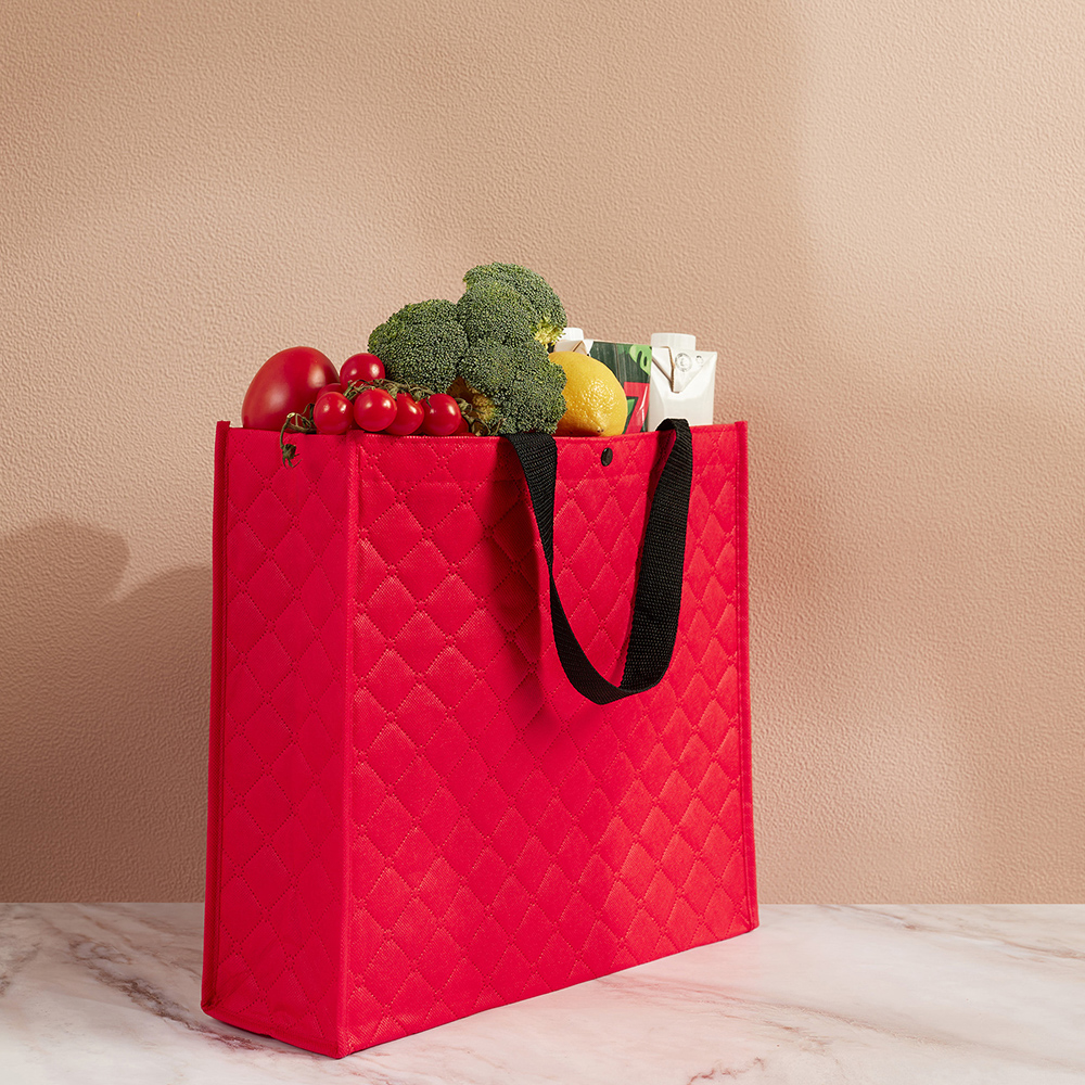 VETTA Сумка хозяйственная трехслойная, 34х40х12,5см, 17л, до 10кг, полиэстер, красная - #11