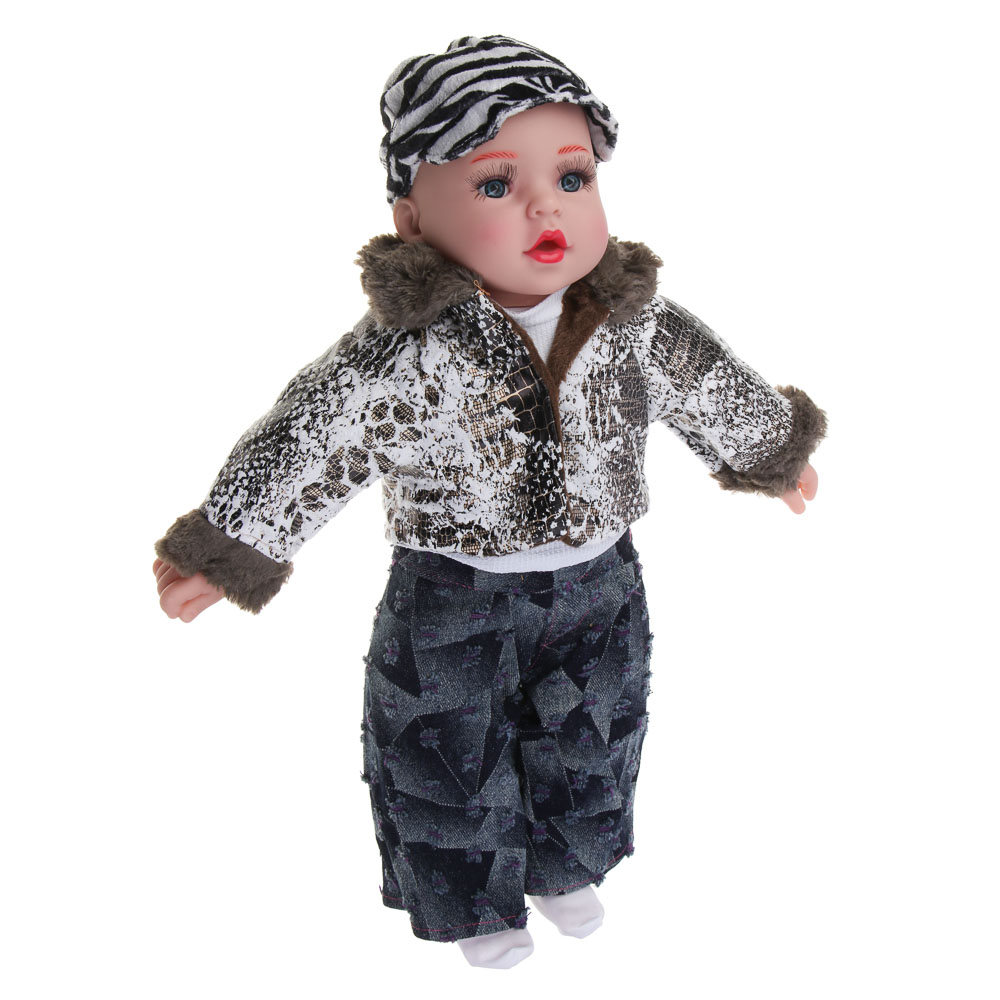 ИГРОЛЕНД Пупс мягкое тело, звук, 50см, пластик, полиэстер, 3хAG13, 4 диз. - #3