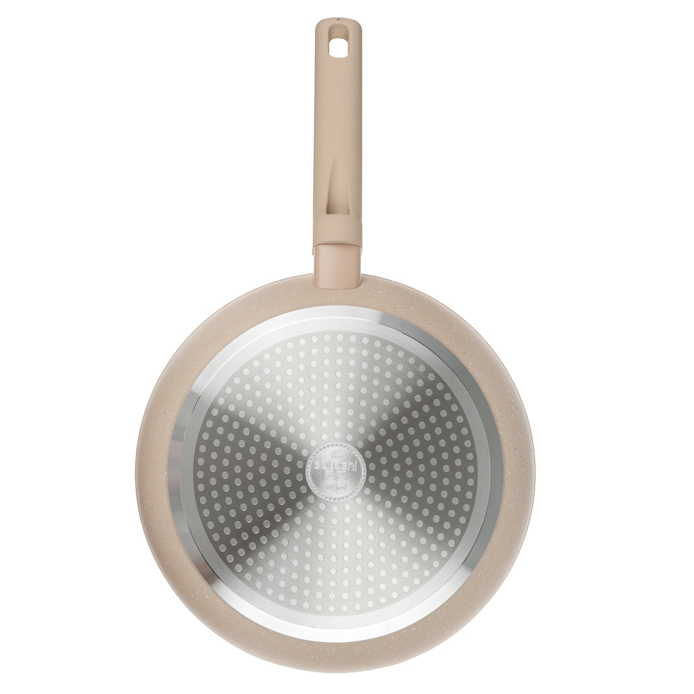 Сковорода литая тм SATOSHI Кантри d26см, антипригарное покрытие мрамор, индукция - #4