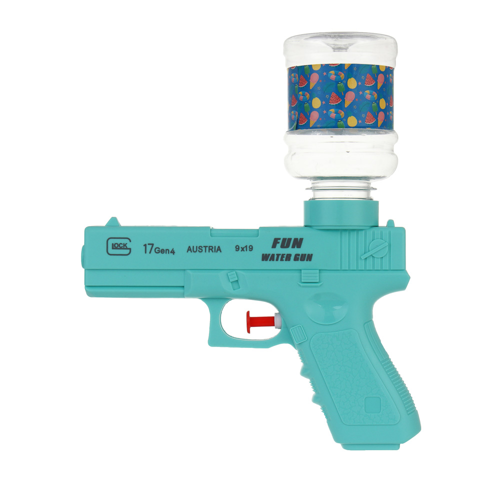 Водный пистолет механический с насадкой, ИГРОЛЕНД, 300мл, PP, PET - #4