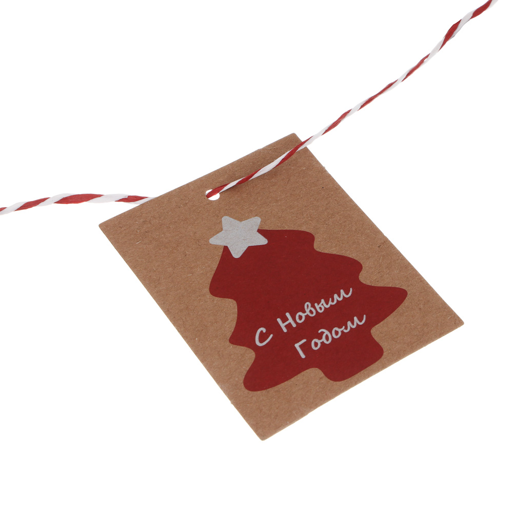 Набор тм СНОУ БУМ на подложке, бант 10 см, лента 10 м, шильд, бумага, 3 диз. - #6