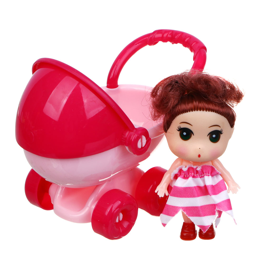 ИГРОЛЕНД Кукла в коляске, PP, PVC, 21х16,5х2 см - #7