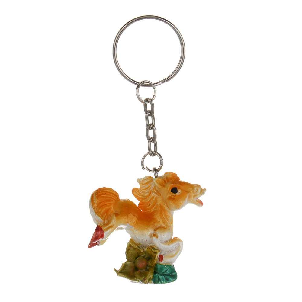 СНОУ БУМ Брелок лошадь 4,3 см, полистоун, 3 дизайна - #2