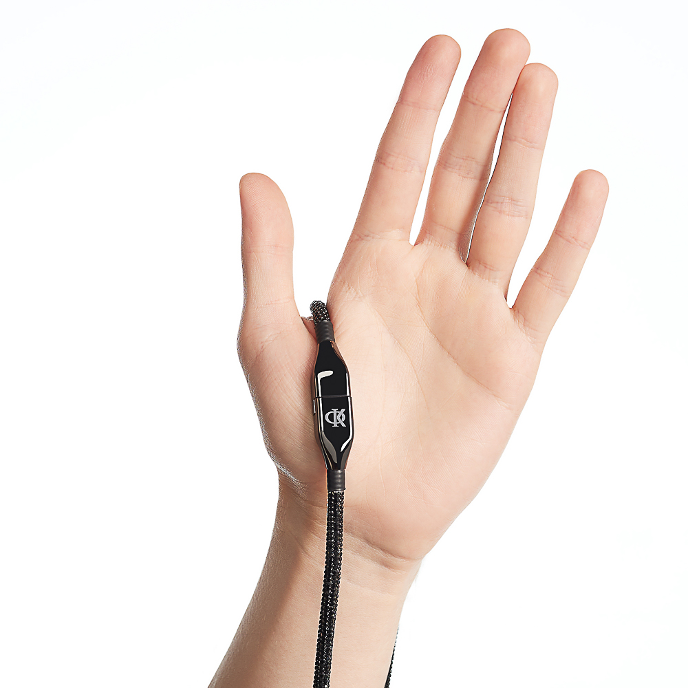 BY Ф.Киркоров Кабель для зарядки КРИСТАЛЛЫ iP, 1м, Быстрая зарядка 2.4А, 12W, черный - #15