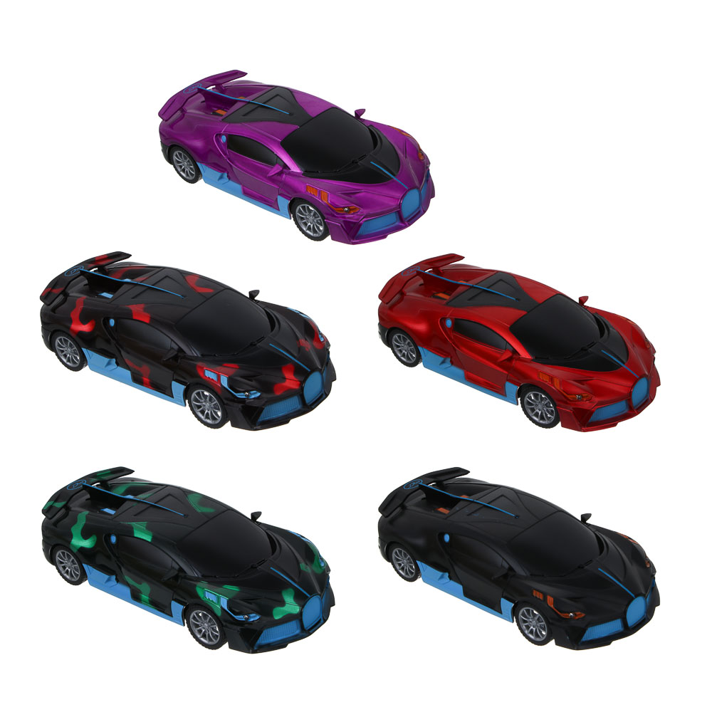 ИГРОЛЕНД Машина радиоуправляемая "Мегаралли", 4-кан.пульт, свет, 5хАА, ABS, 26х12х11 см, 5 диз - #2