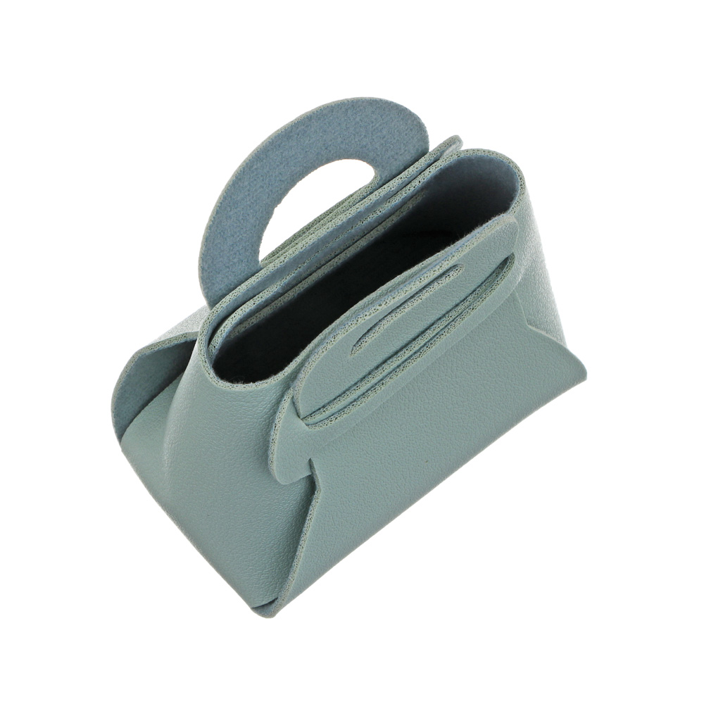 Подвеска брелок в виде сумочки тм ЮL , ПУ, металл, 9х7,5х4 см, 6 цветов, #6 - #5