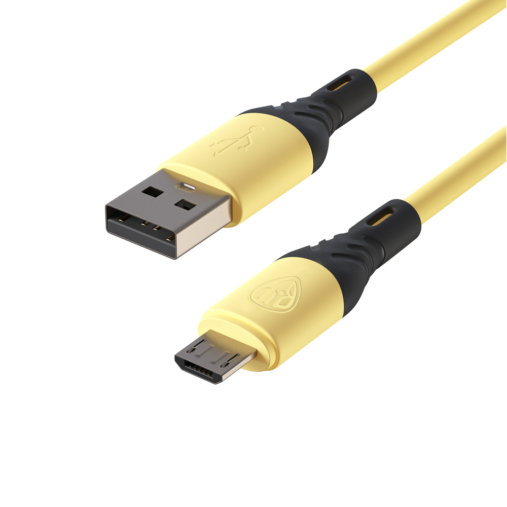 BY Кабель для зарядки Карнавал Micro USB, 1м, 2,4А, желтый - #4