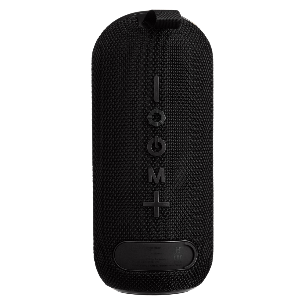 Колонка беспроводная BY EchoCore 7Вт,подсветка,1800мАч, BT5.3, USB, AUX,microSD,ВШГ 19x8x8см, черный - #7
