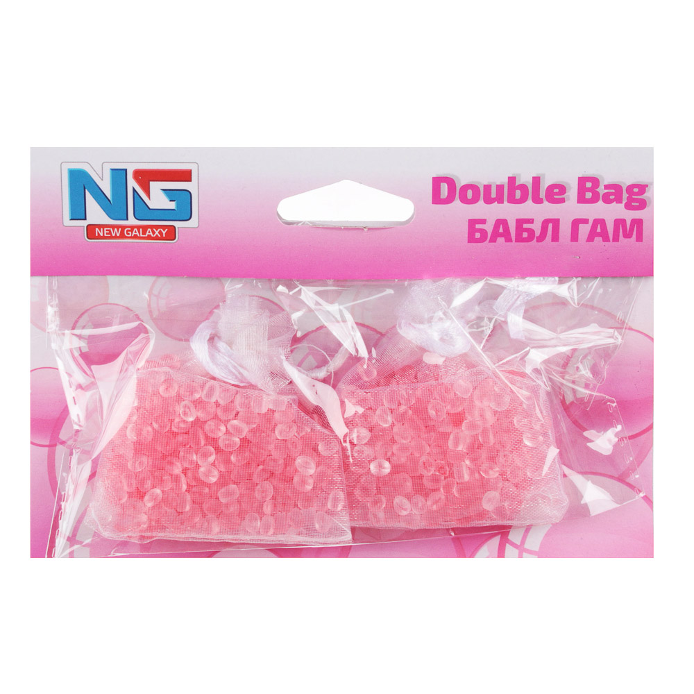 NEW GALAXY Ароматизатор воздуха пакетики Double Bag, Bubble gum - #1