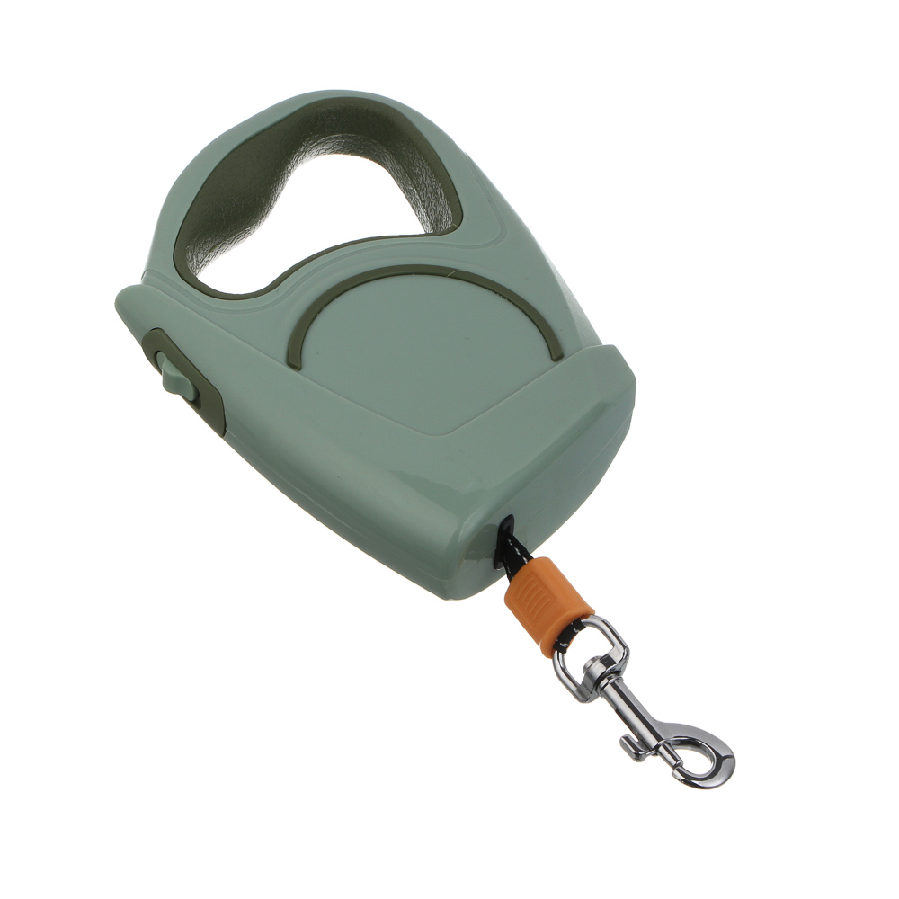 Рулетка для животных тм VETTA, пластик, нейлон, хаки, 3м - #4