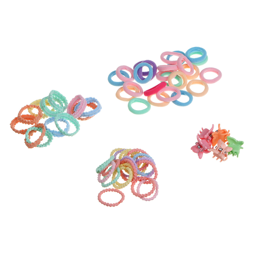 Набор детских аксессуаров для волос BY Русские супергерои: резинки и крабики, разноцветные - #5