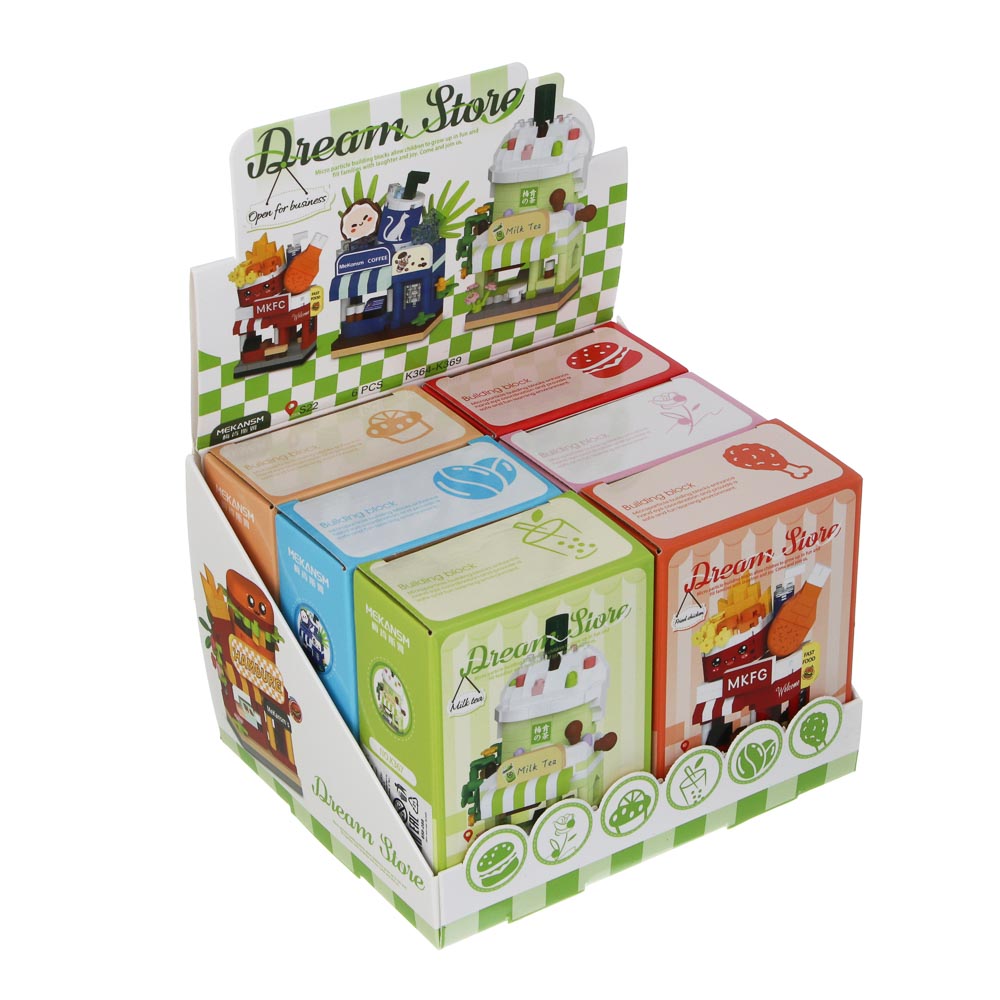 ИГРОЛЕНД Конструктор "Семейный бизнес", 172-207 дет.,8х4,5х11,5 см, ABS, 8 видов - #3