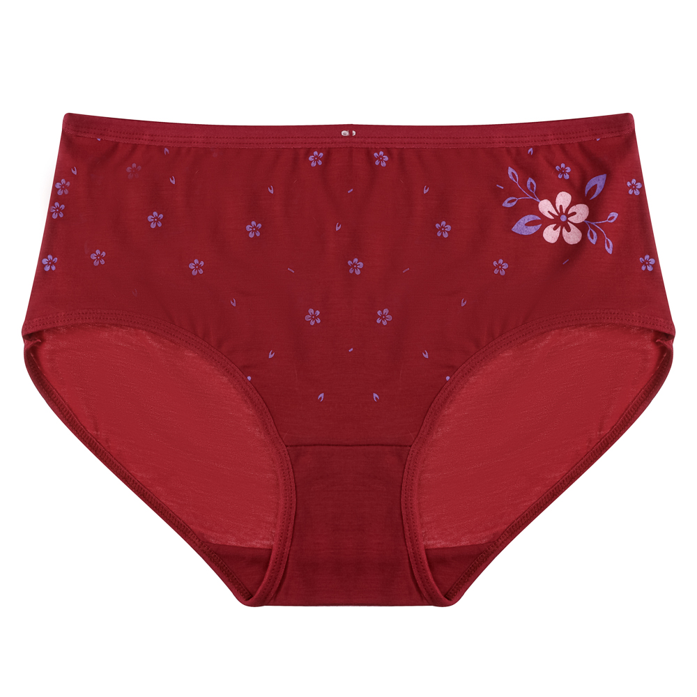 Трусы женские макси с принтом, р.52-54, 95% хлопок, 5% спандекс, Cotton #6001 - #13