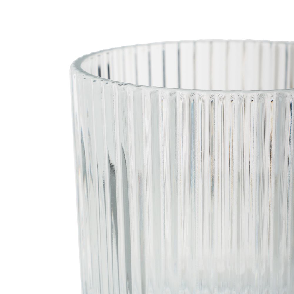 MILLIMI Набор стаканов 6 шт, 300 мл, стекло, рифленый - #4