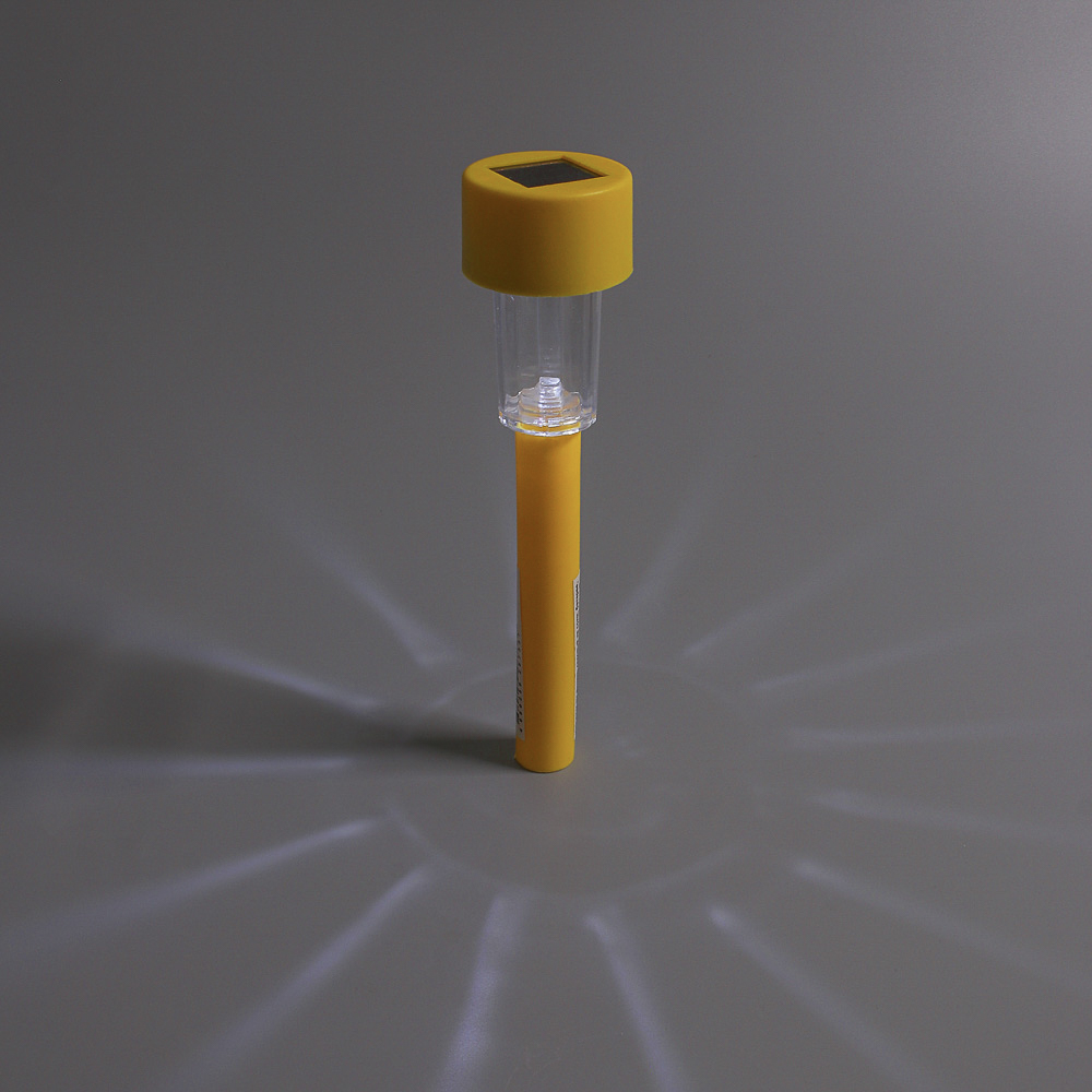 INBLOOM Фонарь садовый на солн. батарее, 4.5x4.5x31см, 1x1.2V 40mAh NI-MH, 1LED*белый, пластик - #1