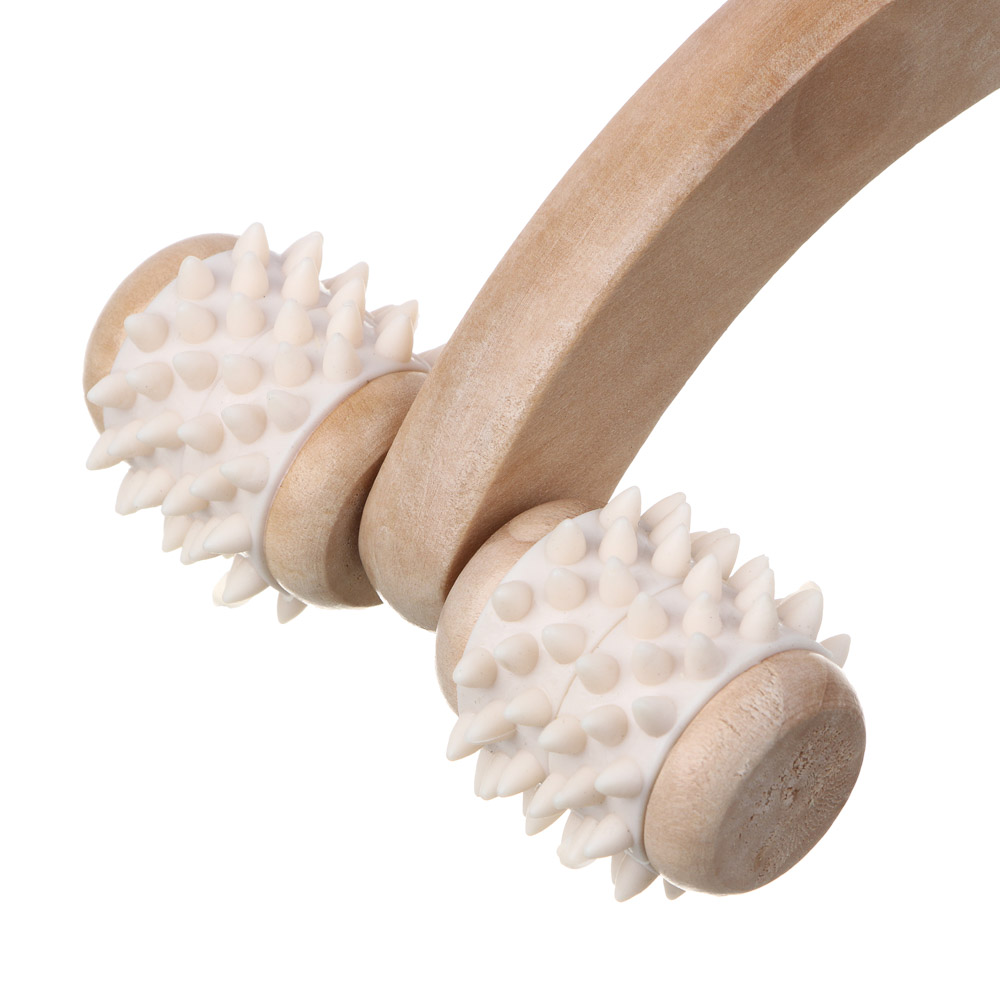 SILAPRO Max Массажный роллер, 16.5х6х9см, дерево, PVC - #4