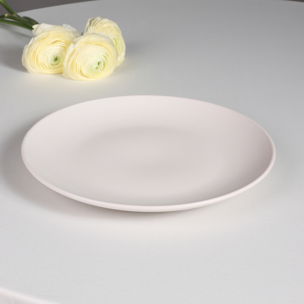 MILLIMI Тарелка подстановочная 27х3см, керамика, белый - #6