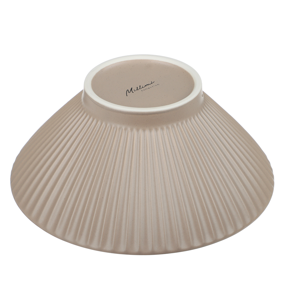 Салатник Лусия тм MILLIMI, 20см, фарфор, кофейный - #5