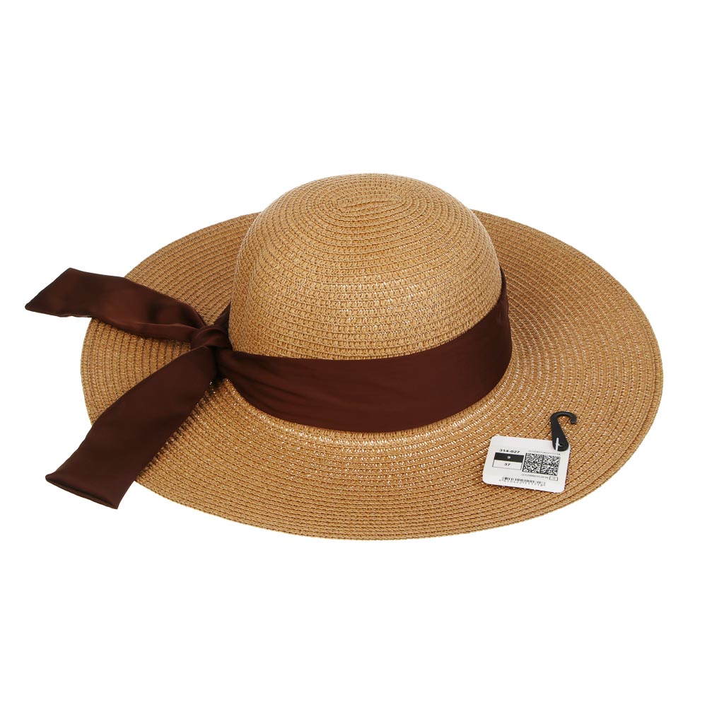 Шляпа женская с бантом, р.58, 100% целлюлоза, тм GALANTE, разноцветная, #1 - #5