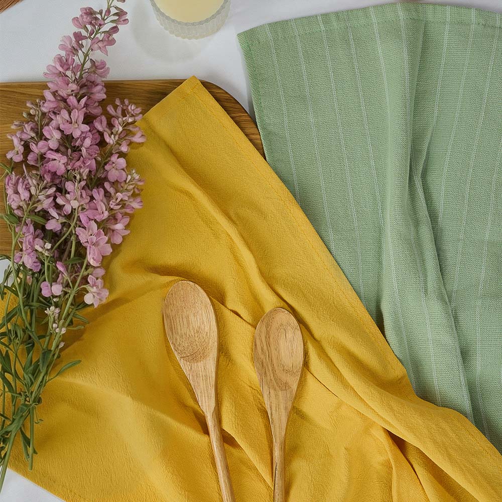 PROVANCE Ботаника Полотенце кухонное 40х60см, 100% хлопок, 2 дизайна, мятый хлопок - #3