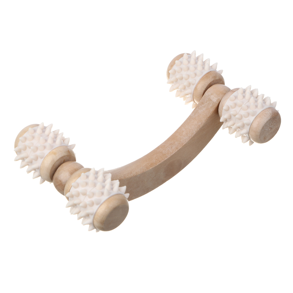 SILAPRO Max Массажный роллер, 16.5х6х9см, дерево, PVC - #5