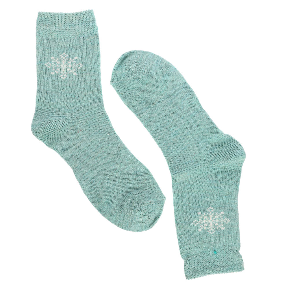 Носки женские с новогодней тематикой, 85% акрил, 14% полиамид, 1% эластан, п. 36-39 - #4