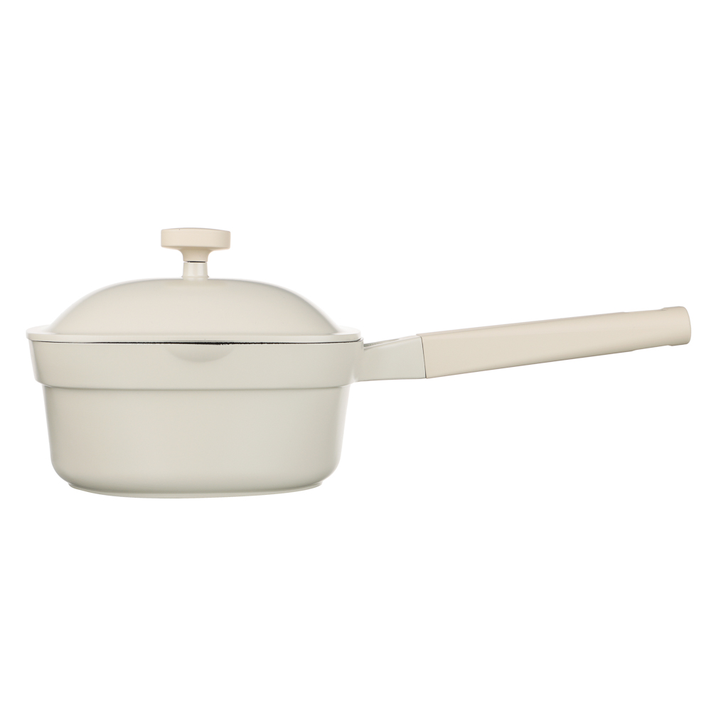 SATOSHI Мулон Ковш с крышкой литой 1,9л, 18х8,5см, антипригарное покрытие, индукция - #1