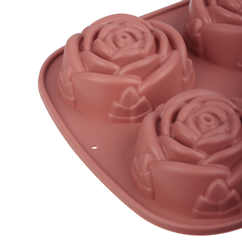 Форма для выпечки VETTA Розы, 28x18x3 см, силикон - #2