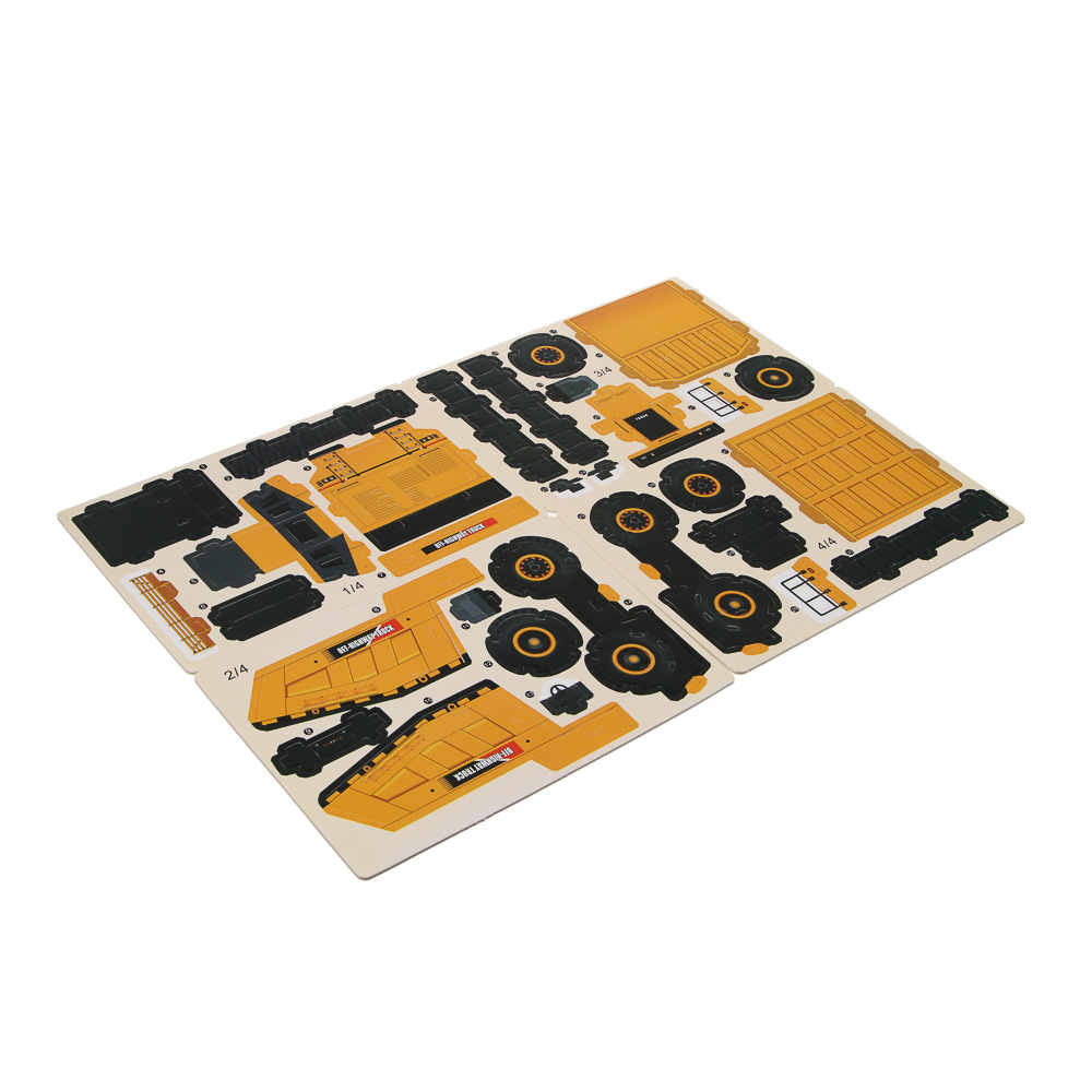 ХОББИХИТ Набор для творчества 3D модель сборная 14х21см, EPS, бумага, 4 дизайна - #4