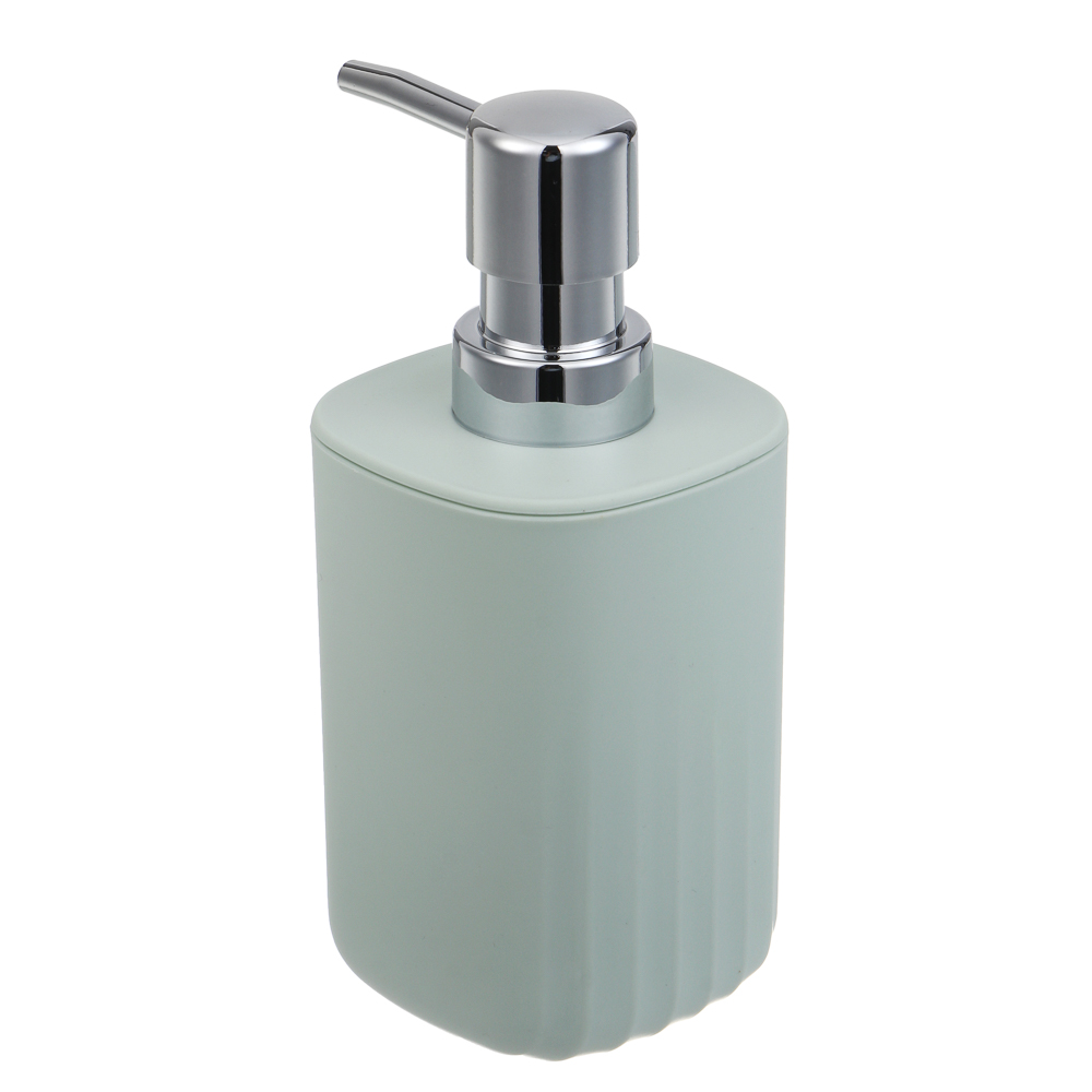 Диспенсер для жидкого мыла тм VETTA Сидней, 250мл, пластик, PP, оливковый, 7x16см - #5