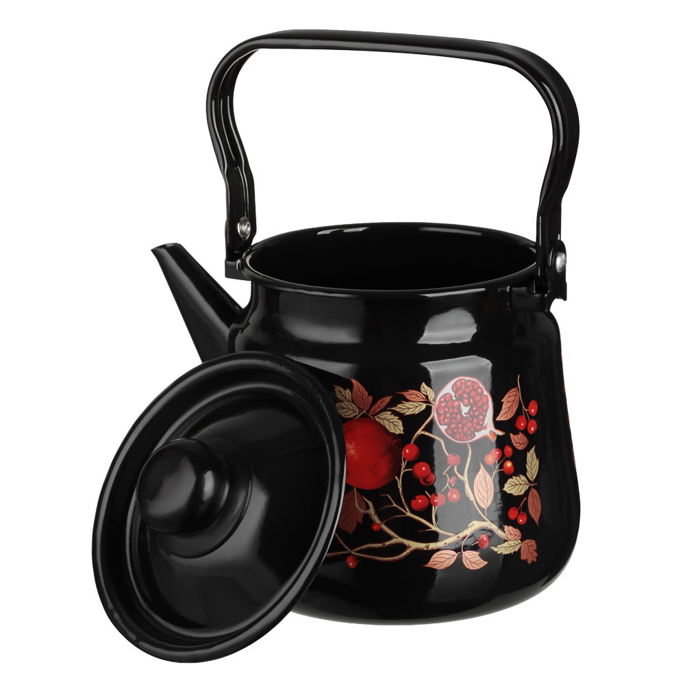 Гранат Чайник эмалированный, без свистка 3,5л, индукция - #4