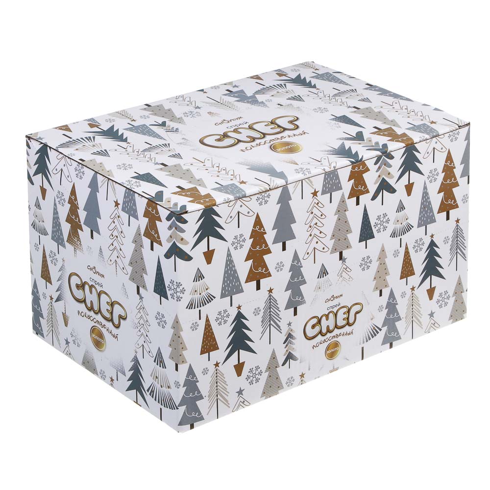 СНОУ БУМ Снег искусственный, спрей, золото, масса нетто 45 г. - #3