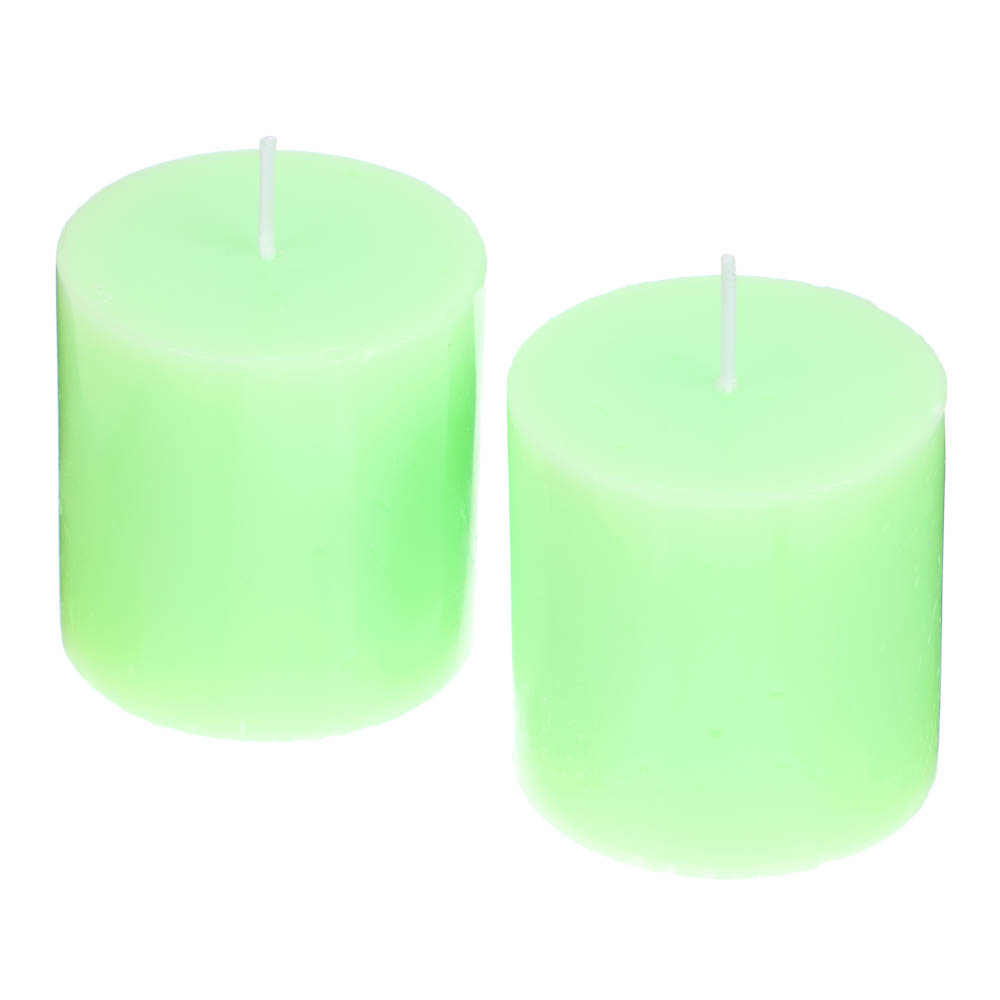 LADECOR Набор свечей, 2 шт, 5x5 см, парафин, 6 цветов - #13