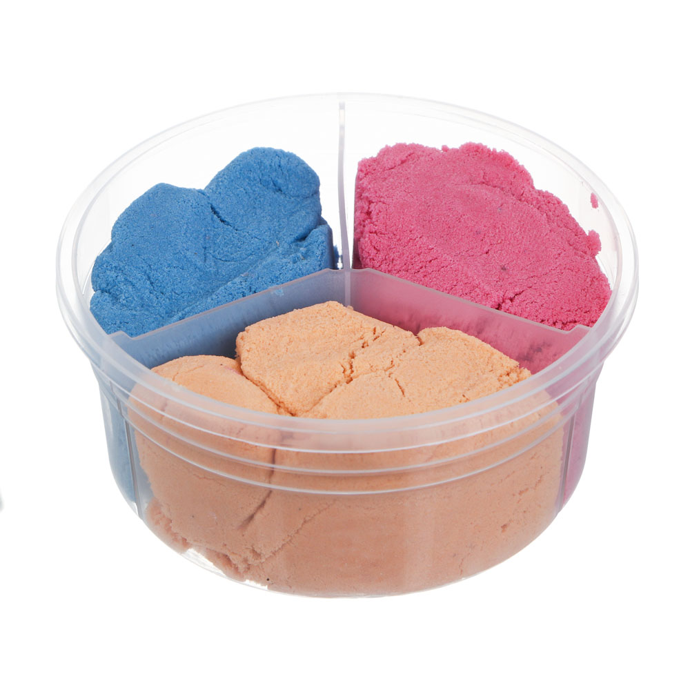 Набор для творчества, кинетический песок "Хлопковый", 3 цвета по 50гр, 8,5х4см, микс - #4