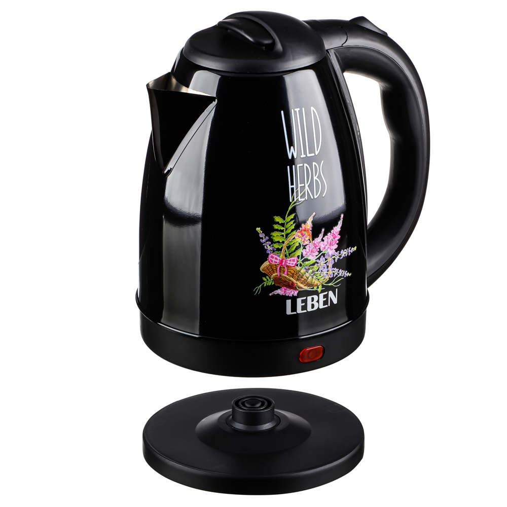Чайник электрический LEBEN "Цветы", 1,8 л, 1500 Вт - #14