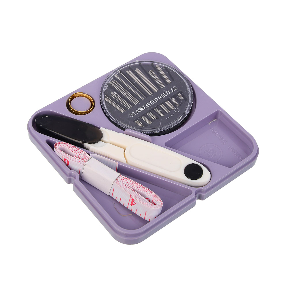 Набор швейных принадлежностей, 21 предмет, АБС, 11,7х5,6см, 4 цвета - #11