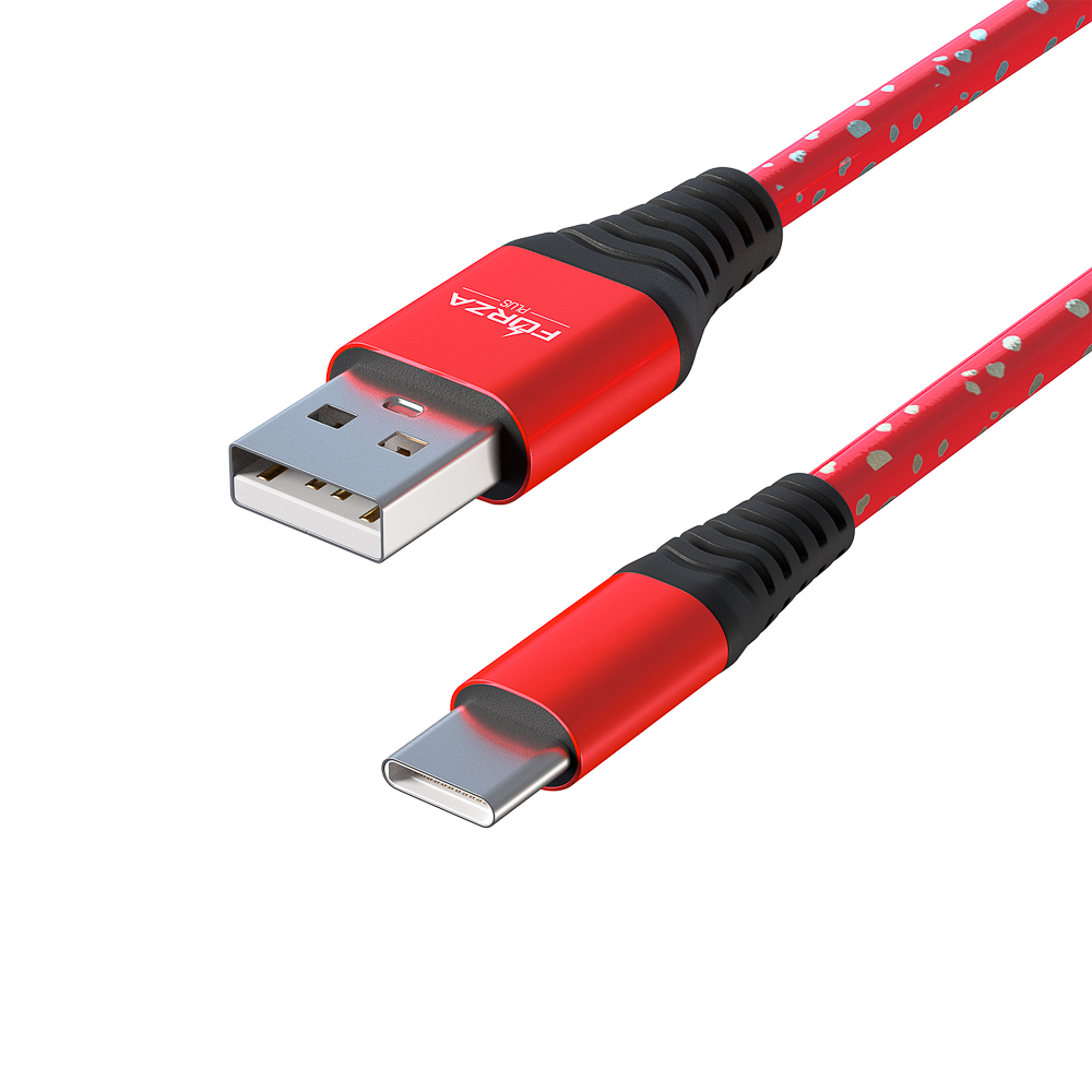 FORZA Кабель для зарядки Звёздное небо Micro USB, 1м, 2А, 4 цвета, пакет - #4