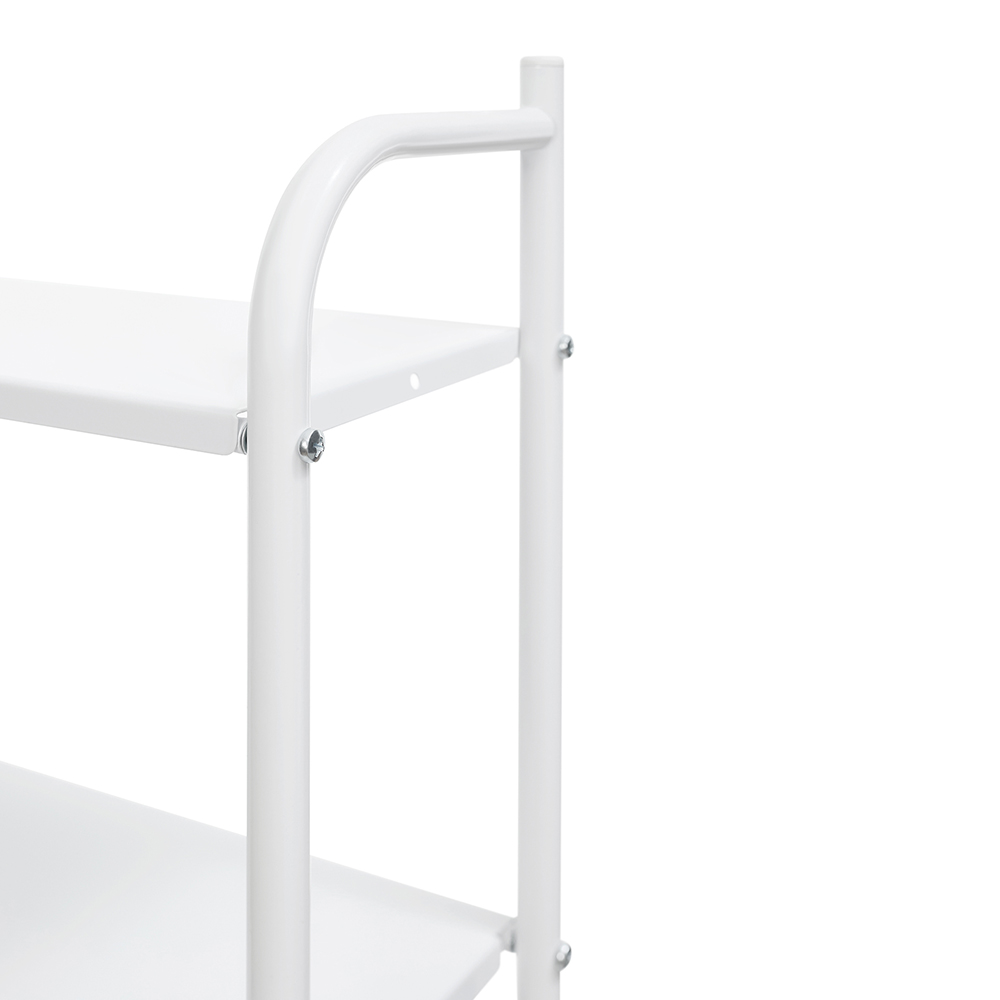 Стеллаж с полками над стиральной машиной, металл, 68,5х26х15,6см, металл, белый - #5