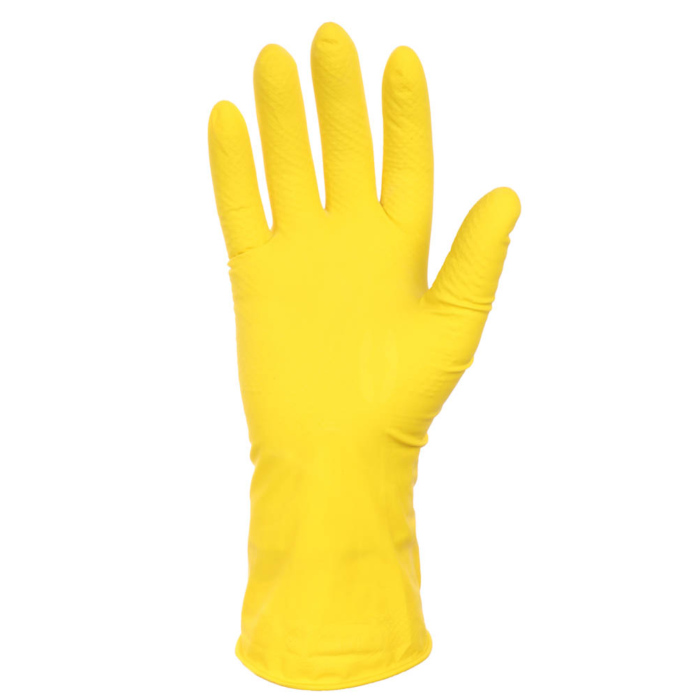 Перчатки хозяйственные тм Archdale, жёлтые в инд. упак. р. L - #4
