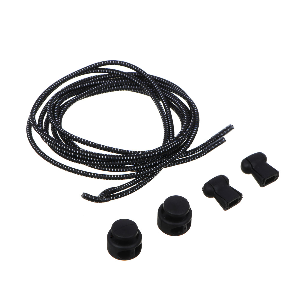 EGOIST Шнурки для обуви, эластичные, с фиксатором на пружине, 1 пара, 100см - #3