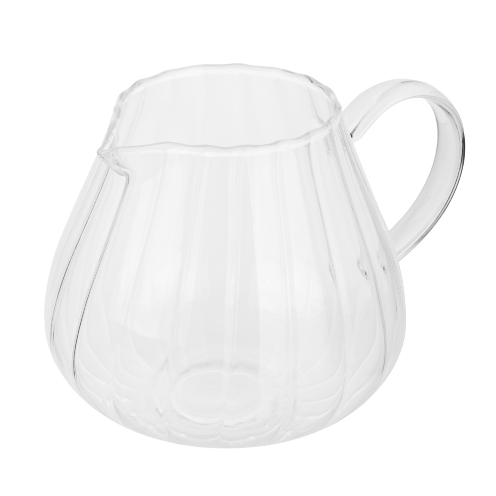 Кувшин без крышки с неровным краем тм MILLIMI Лава, 1000мл, стекло - #3